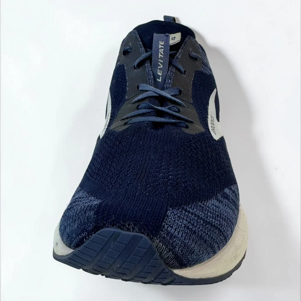 Brooks Levitate 4.0 Men's Navy Running Shoes Size 12 Excellent Energize Knit